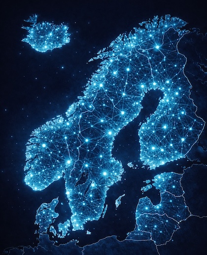 SpectraWatch Nordic coverage network